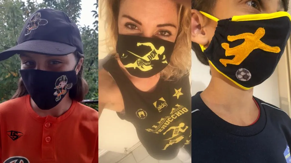 Le tre mascherine più votate finora: Junior, Golden e Promosport