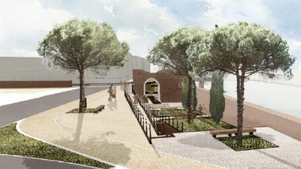 un rendering di Porta Galliana