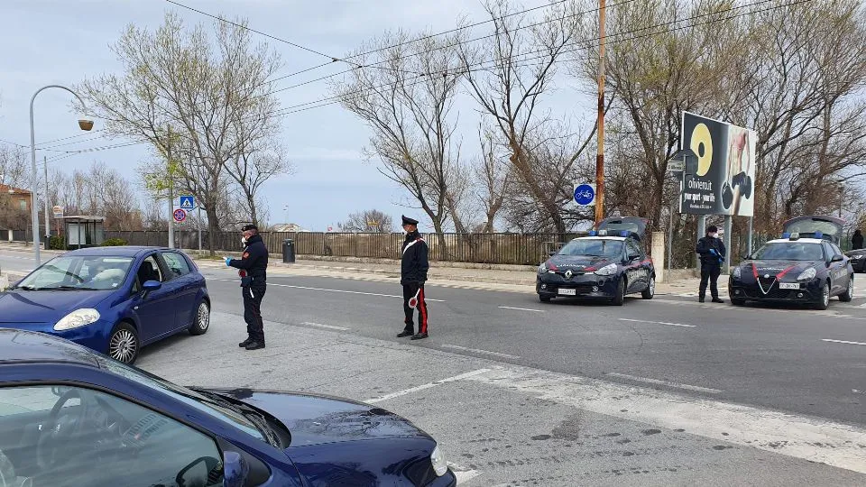 I controlli dei carabinieri 
