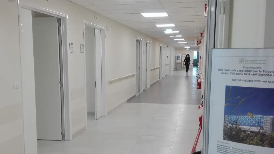 il nuovo reparto all’ospedale Infermi