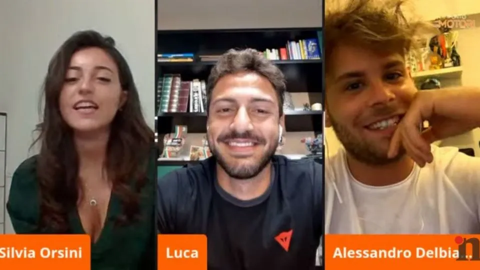 Un momento della diretta