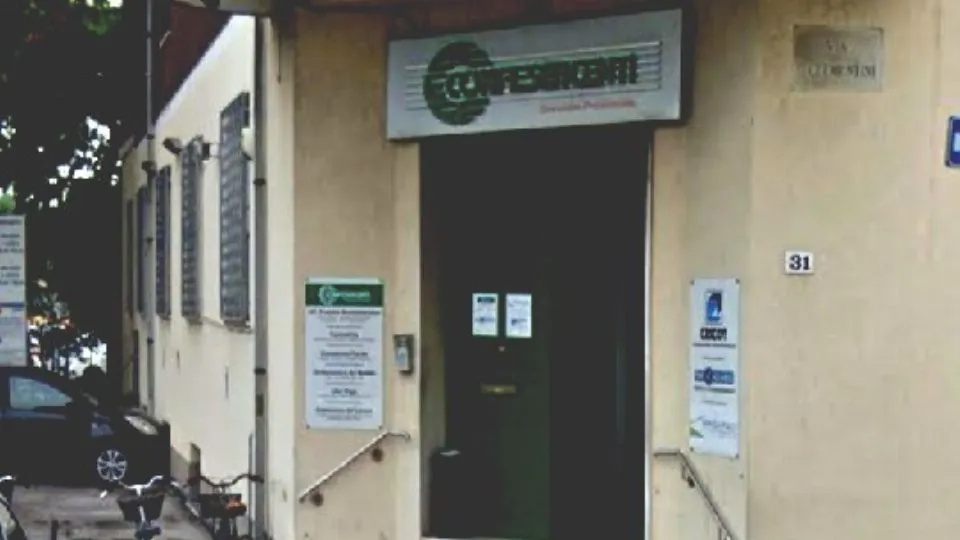 la sede di Confesercenti
