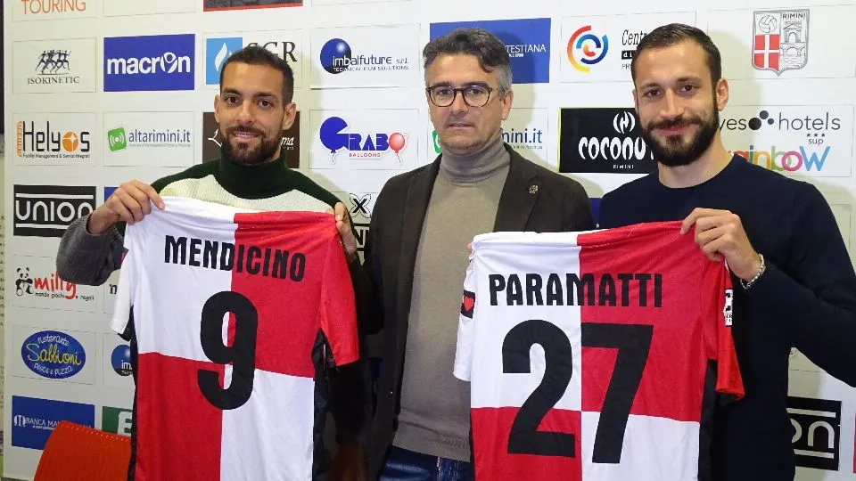 Mendicino, il DS Pastore e Paramatti