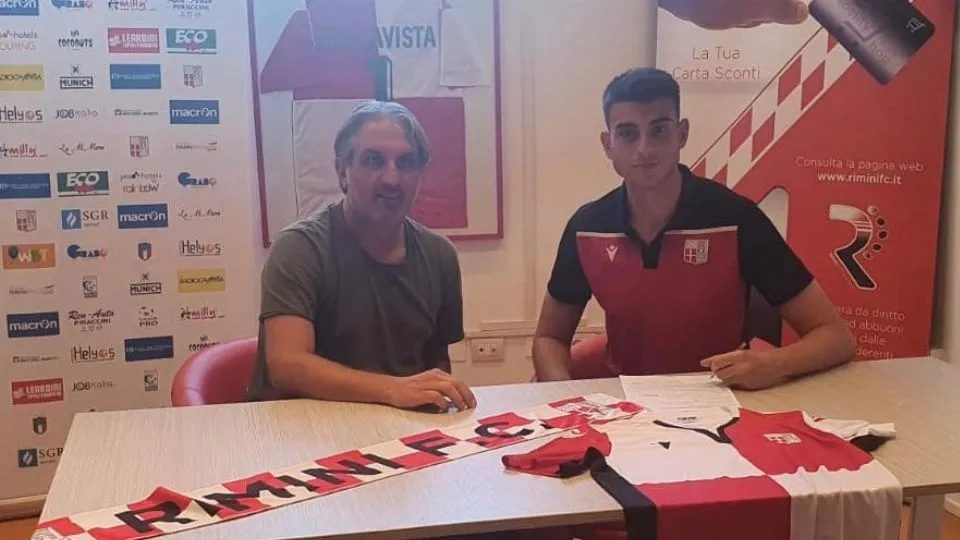 Saverio Viscardi con il DS Pietro Tamai

