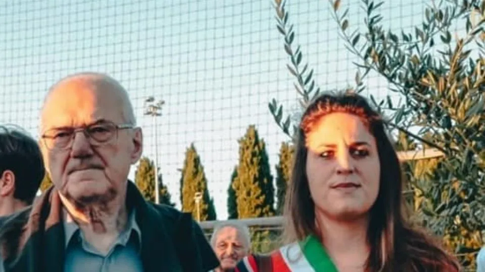 il sindaco Parma con don Giuseppe Celli