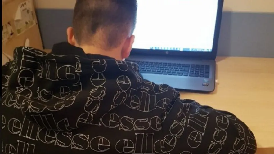 una lezione a distanza
