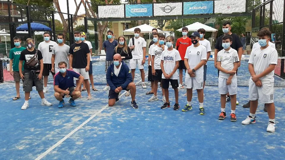 Marcelo Capitani con i ragazzi
