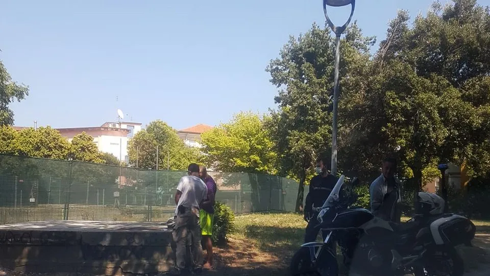 i controlli della polizia locale nei parchi