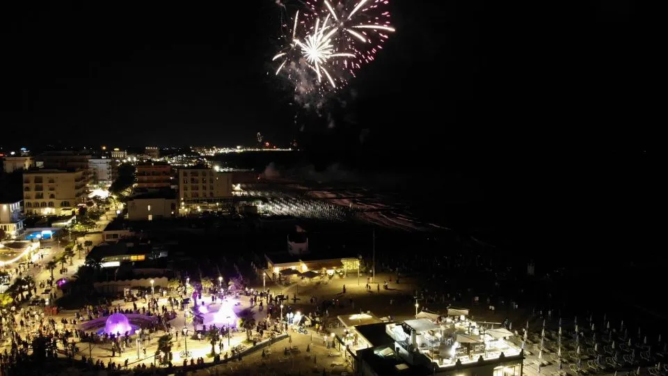 fuochi d’artificio a Misano