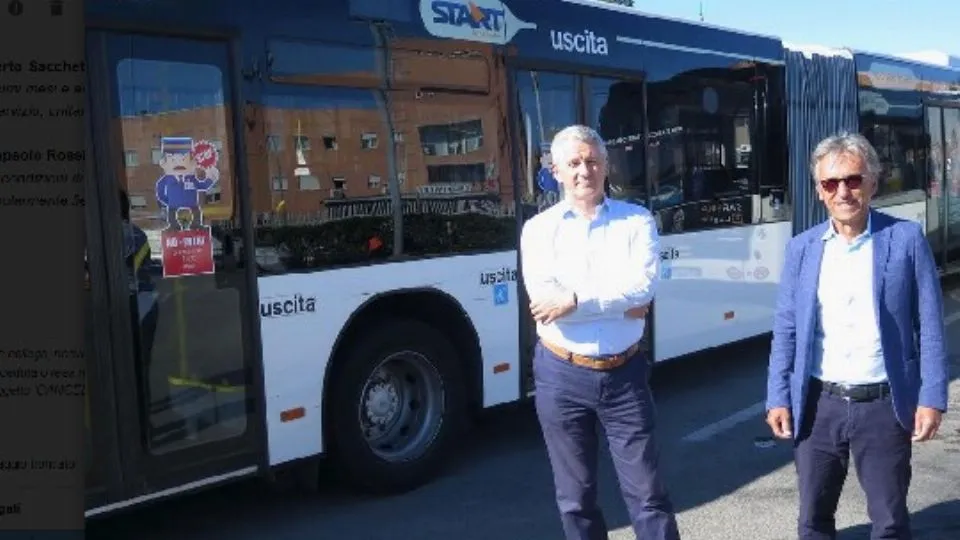il direttore Rossi e il presidente Sacchetti