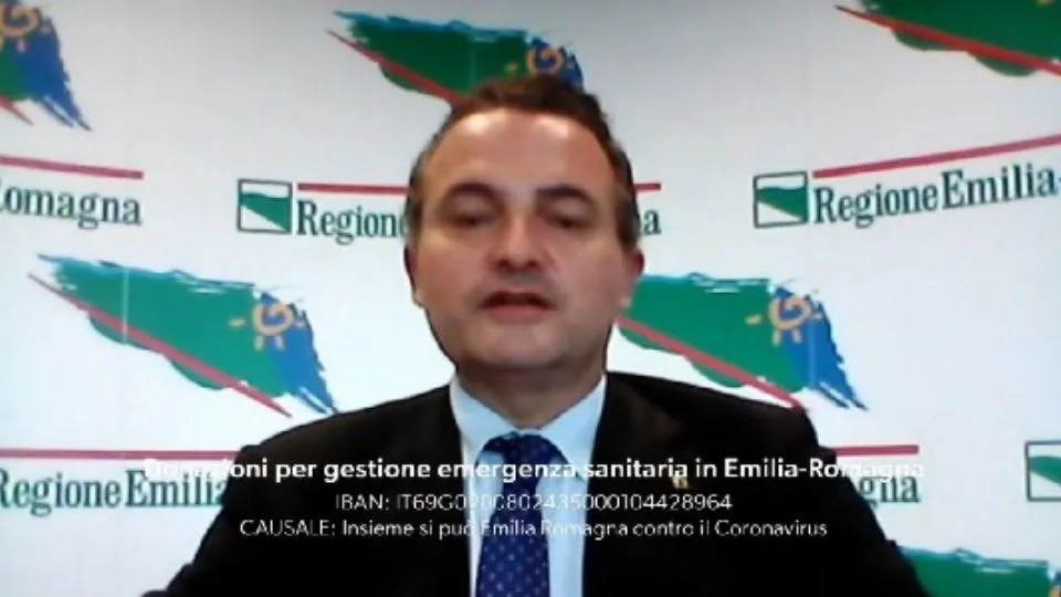 l’assessore Donini in conferenza