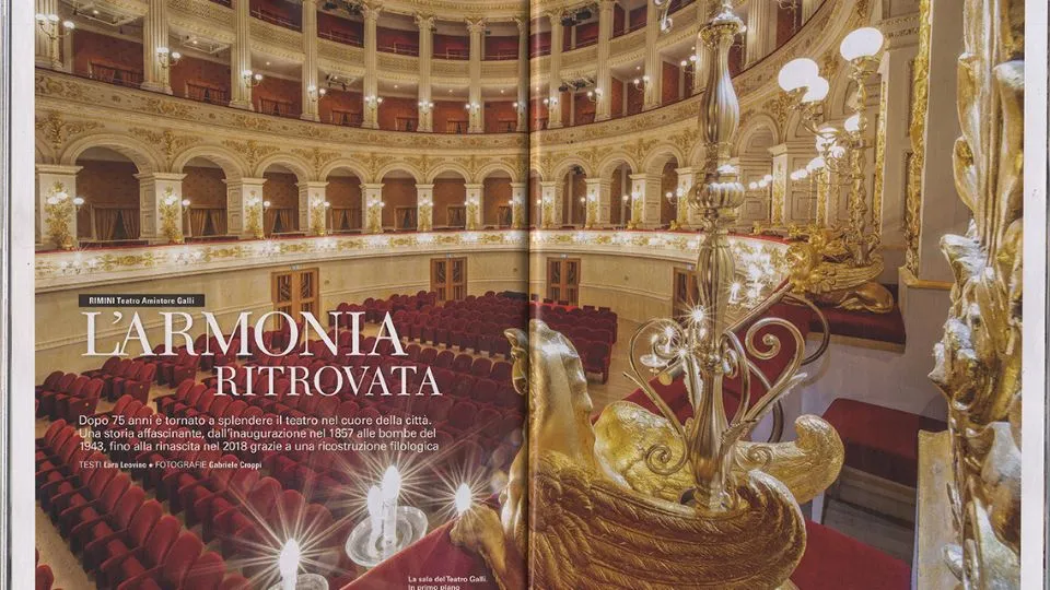 la copertina dell’articolo sulla rivista “Bell’Italia”