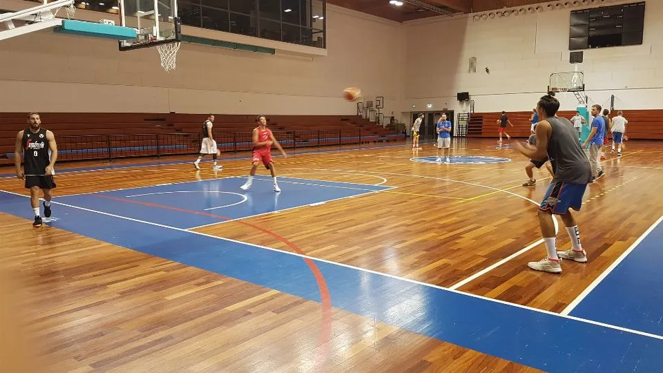 Un allenamento dei Titans
