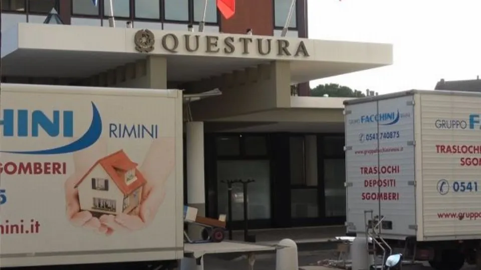 la nuova sede della Questura, trasloco in corso