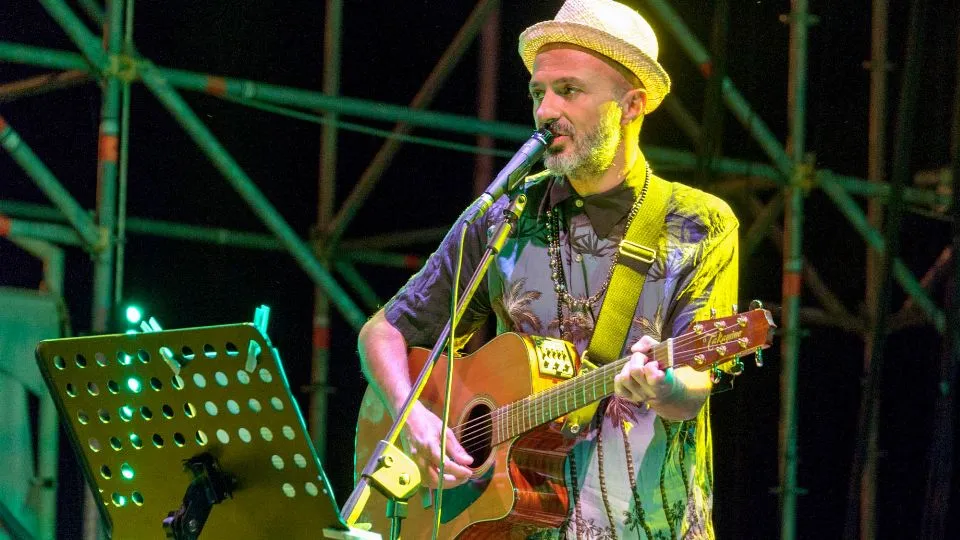 Samuel sul palco di piazzale Roma
