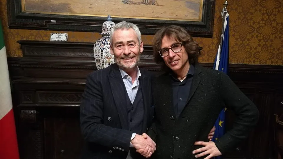 il sindaco Gennari e il neo assessore Filippini