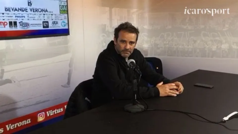 Giovanni Colella nel dopogara di Verona