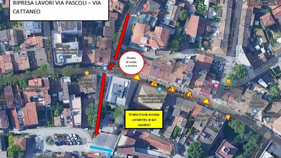 Modifiche alla viabilità su Via Pascoli a Cattolica
