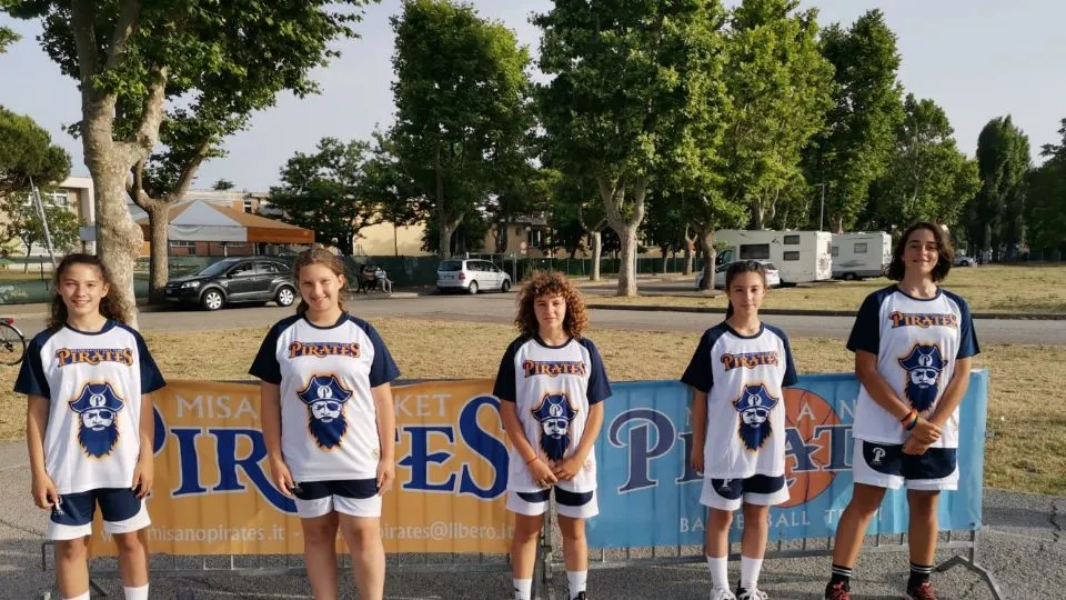 La squadra femminile Misano Pirates 
