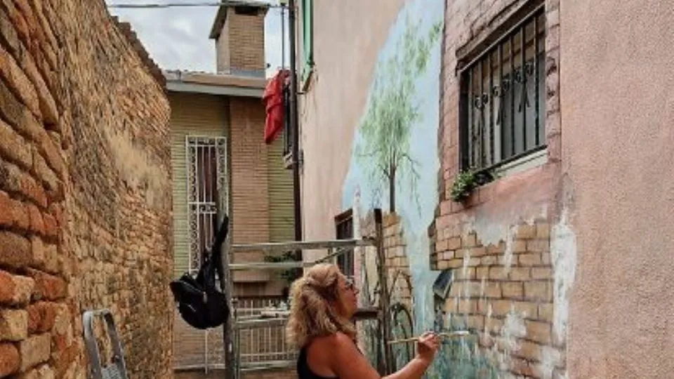 i restauratori al lavoro