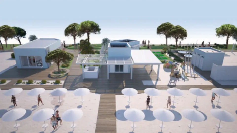 Un rendering del nuovo Bagno 76 Kamoke
