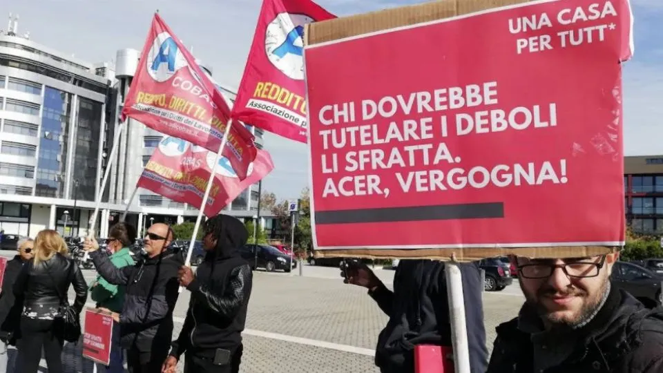 la protesta di oggi