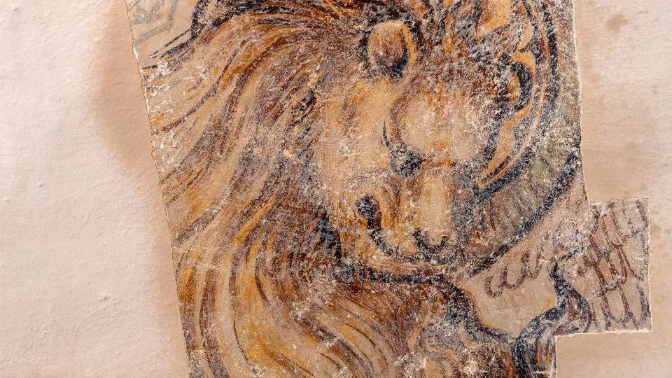 il leone affrescato simbolo di San Marco