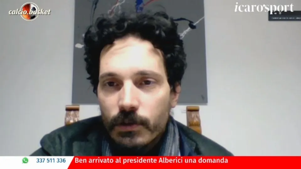 Simone Alberici ospite a Calcio.Basket
