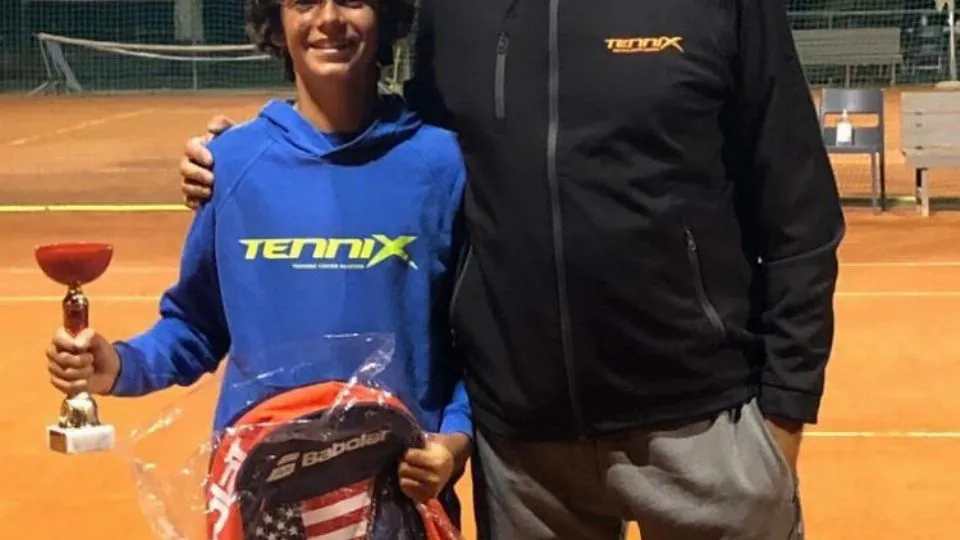 Alberto Bezzi con il maestro Luis Caballer
