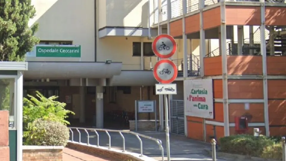l’ospedale Ceccarini di Riccione