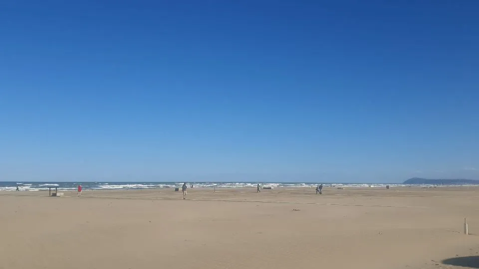 la spiaggia d’autunno
