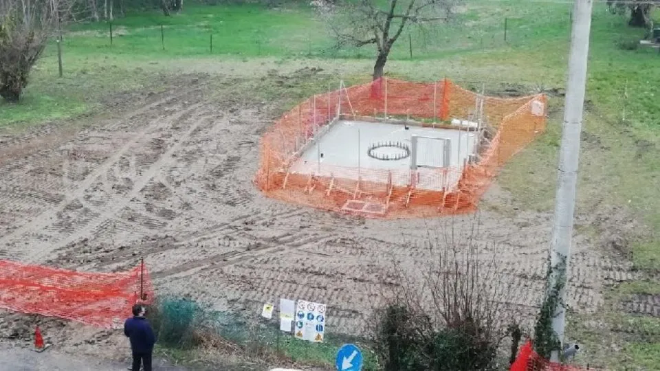il basamento all’INA Casa
