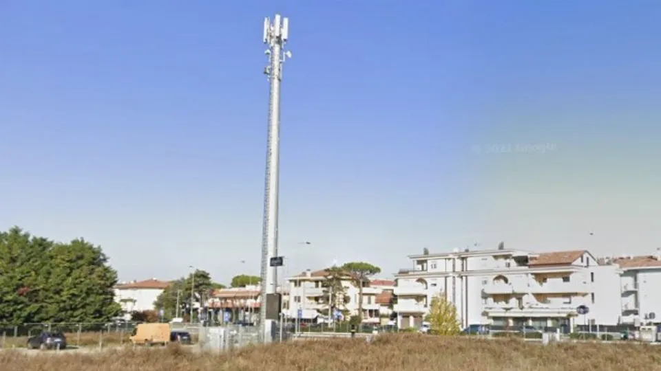un’antenna a Rimini
