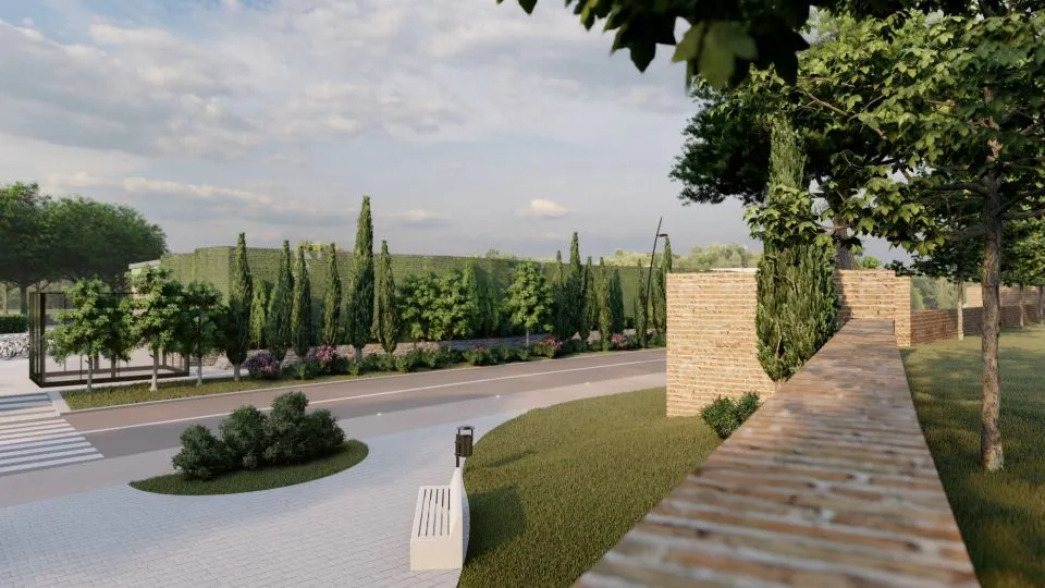 un rendering dell’area fox
