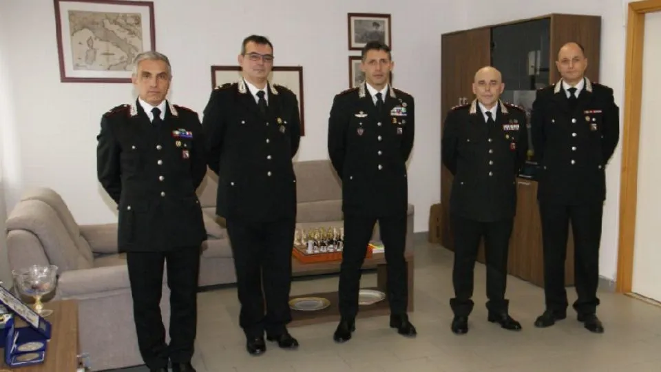 da sinistra: Tagliaferri – Bagnato – La Mura- Manichino- Moretti