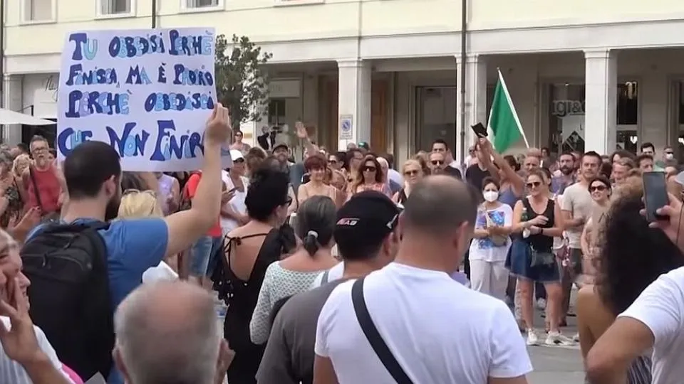 la manifestazione del 26 luglio