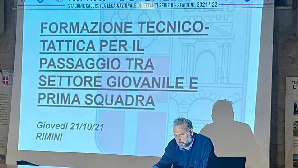 Marco Gaburro durante la lezione di aggiornamento
