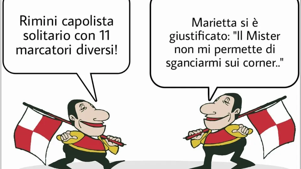 La vignetta di Baio dopo Sammaurese-Rimini 1-2