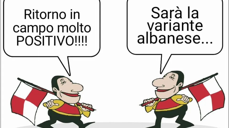 La vignetta di Baio dopo Rimini-Sasso Marconi 4-1
