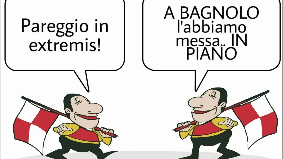 La vignetta di Baio dopo Bagnolese-Rimini 2-2
