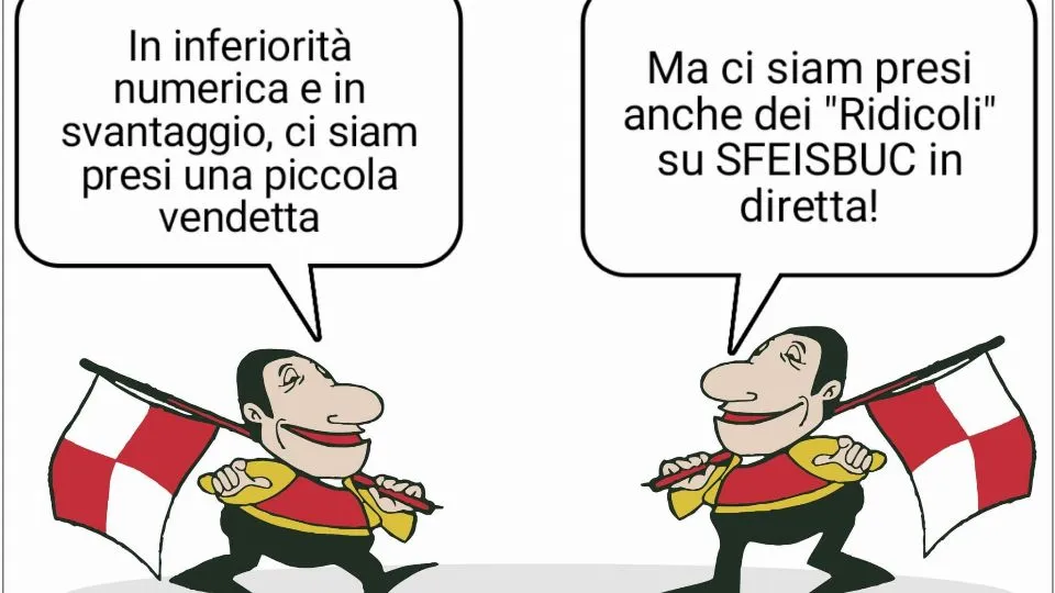 La vignetta di Baio dopo Sammaurese-Rimini 1-2