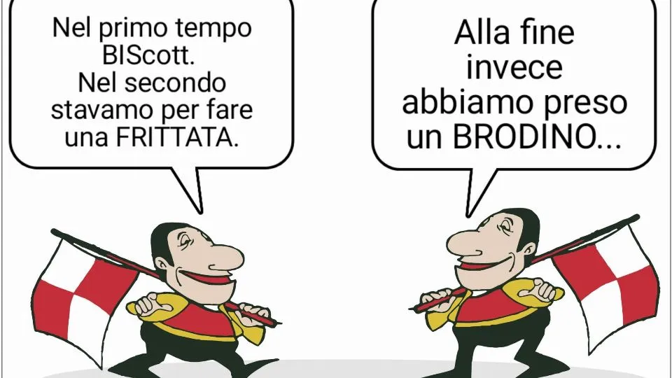 La vignetta di Baio dopo Progresso-Rimini 2-3