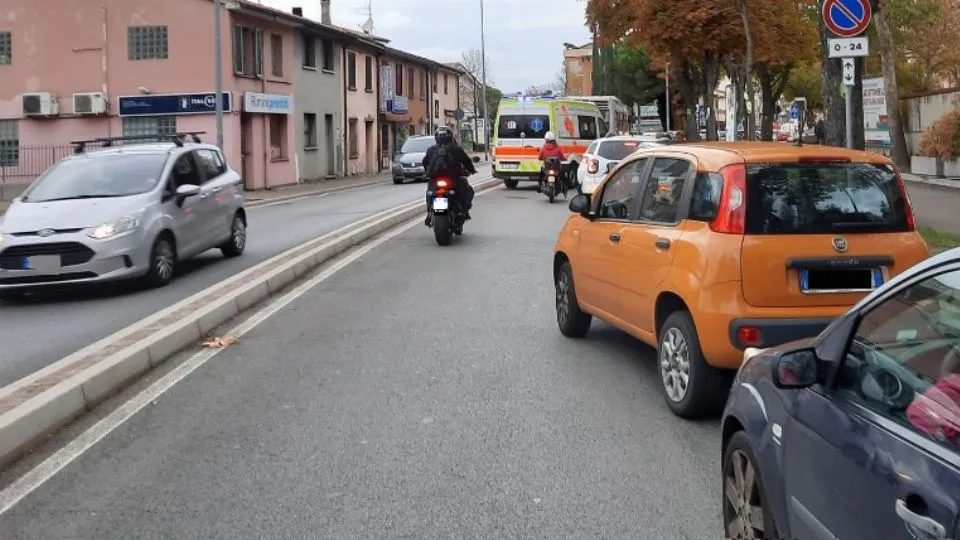 code all’altezza del palasport Flaminio