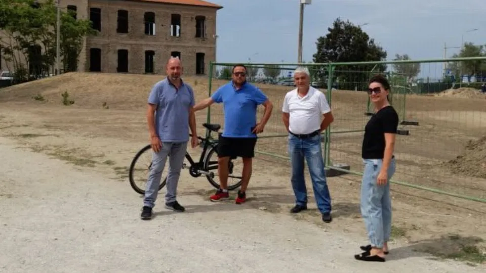Enzo Ceccarelli con Elena Raffaelli e gli alleati Frisoni e Paesani