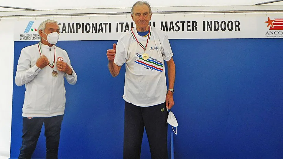 Giorgio Bortolozzi sul podio