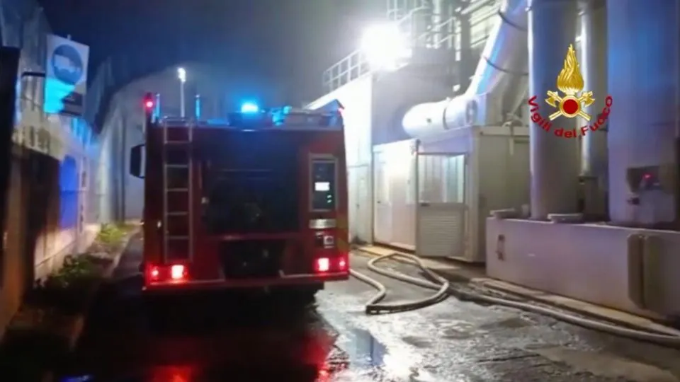 i Vigili del Fuoco sul posto
