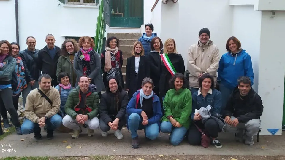 foto di gruppo all’inaugurazione
