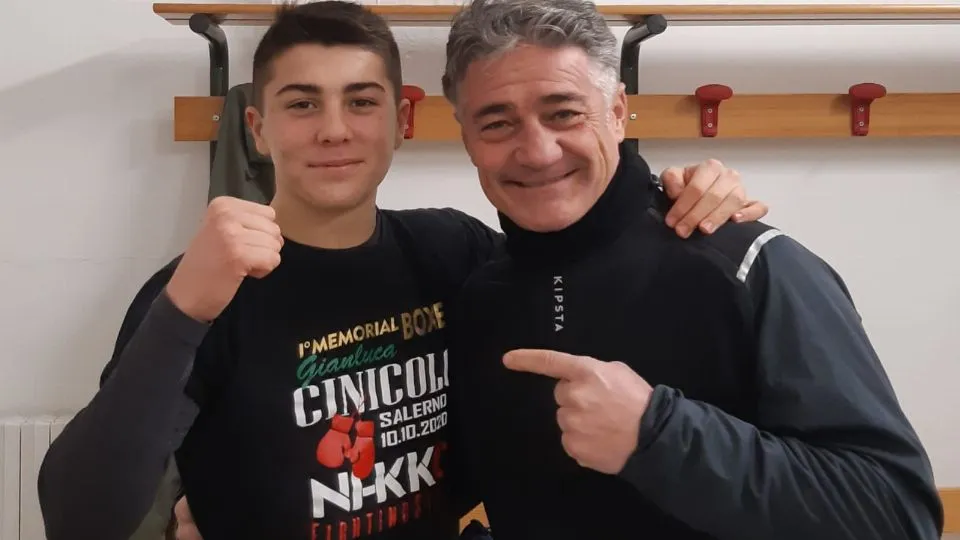 Cristian Karol Harpula e il maestro Ivan Cancellieri