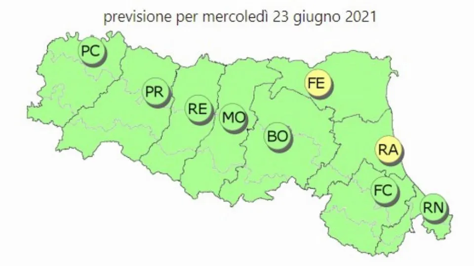 dal sito Arpae