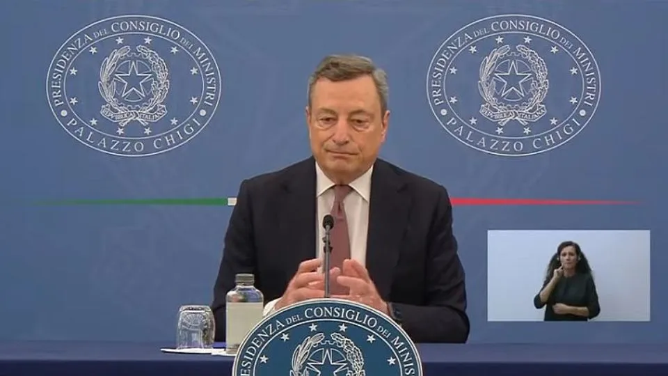 la conferenza di Draghi